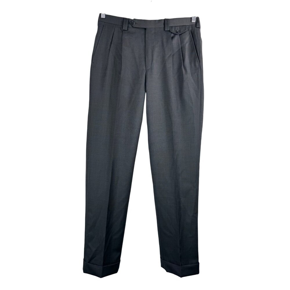 Ravazzolo hand tailored for Barcelino Italy Tailor Pants wool sz 46 (sz 32)